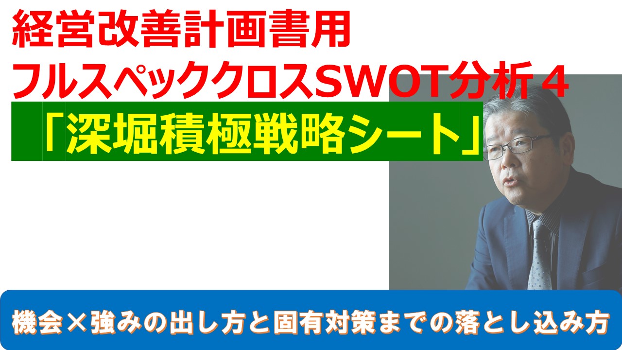 経営改善計画書用フルスペッククロスSWOT分析４積極戦略の出し方.jpg